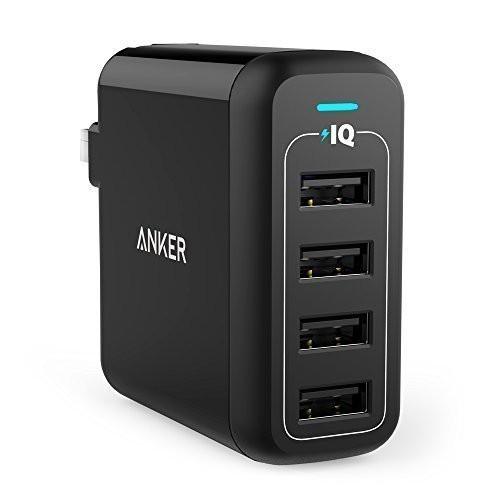 4-Port USB Wall Charger for iPhone or Android