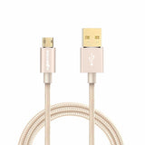 Braided Micro USB Cable (USB A to Micro B)